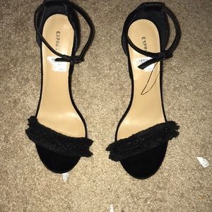 BRAND NEW EXPRESS VELVET HEELS
